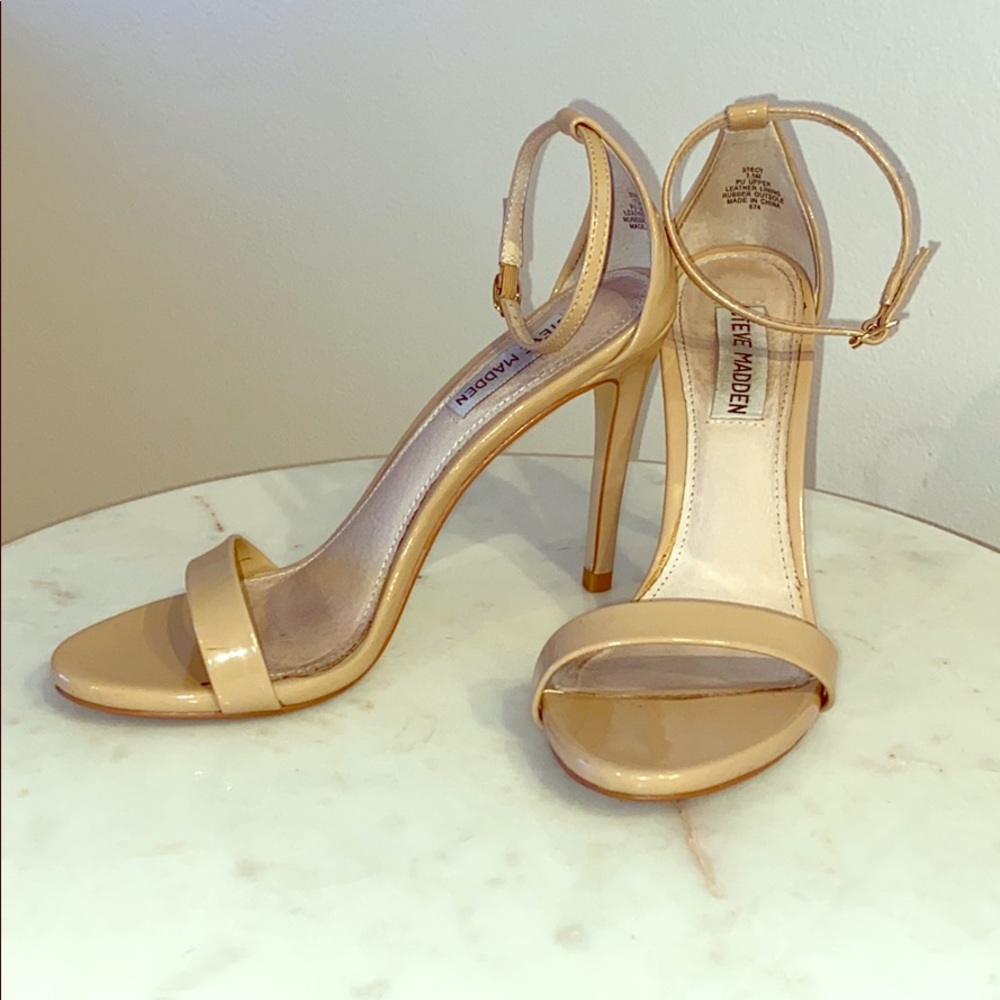 Steve Madden Stecy heel (7.5) in Nude
